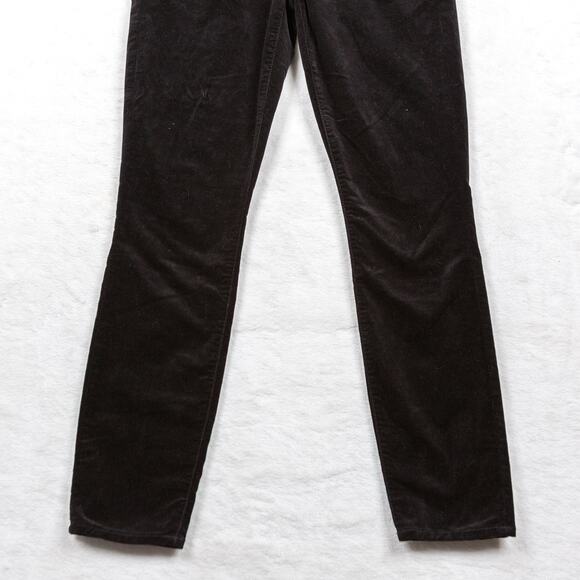 MOTHER‎ High Waisted Looker Ankle Velvet Jeans Soft Skills Black Sz 26 - Picture 6 of 11